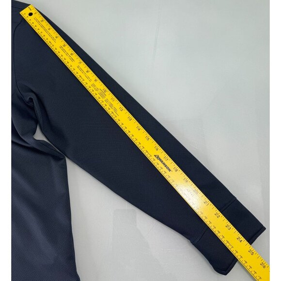 Twillory Polo Shirt Men Medium M Athletic Athlounger Long Sleeve Blue Athleisure - Picture 7 of 9